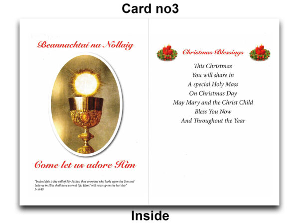 Catholic Church Christmas Cards Ireland and UK