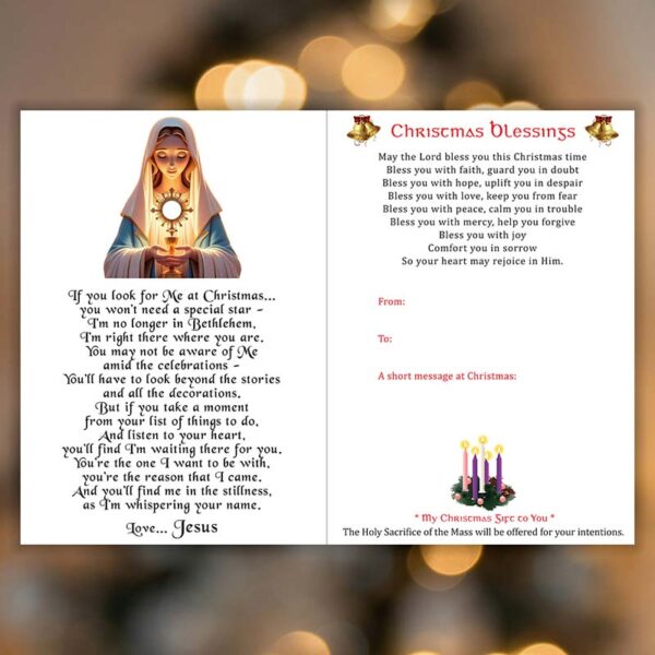 Christmas Blessings for Cards Ireland