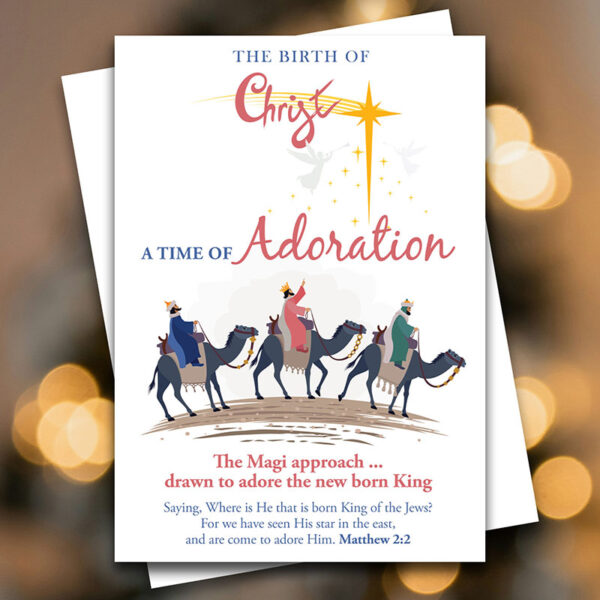 3 Wise Men Xmas Cards - The Magi