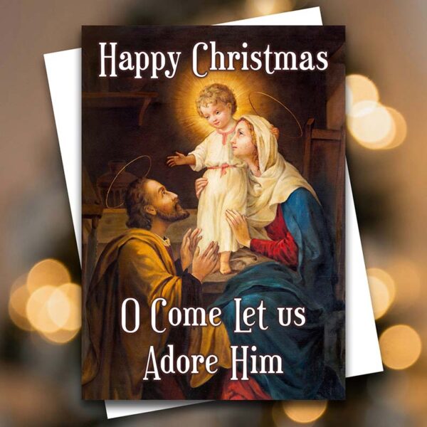 Holy Family Xmas cards Ireland